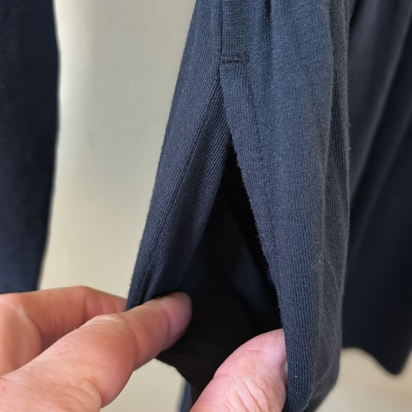 Primary black pocket dress size 14 with E pumpkin patch sewn on. Worn once. - Picture 3 of 4